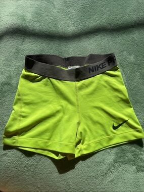 Nike Women's Volt Athletic Shorts with Black Waistband